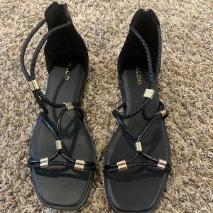 Aldo black sandals